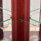 MAYEERTY Meuble de rangement de salle de bain en MDF étanche avec portes et étagères réglables Organisateur de produits de toilette