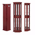 MAYEERTY Meuble de rangement de salle de bain en MDF étanche avec portes et étagères réglables Organisateur de produits de toilette