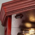 MAYEERTY Meuble de rangement de salle de bain en MDF étanche avec portes et étagères réglables Organisateur de produits de toilette