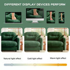 GDFStudio Freddy 140 Canapé Modulable Moderne 4 Places en Chenille avec 2 Coussins Décoratifs