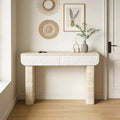 GDFStudio Ellington Modern 47.2 Console Table with Fluted Drawers