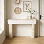 GDFStudio Ellington Modern 47.2 Console Table with Fluted Drawers