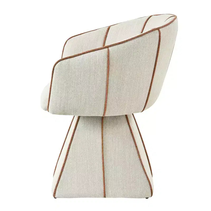 Christopher Knight Home Laleh Chaises de salle à manger pivotantes modernes en métal et bois avec dossier baquet (lot de 2)