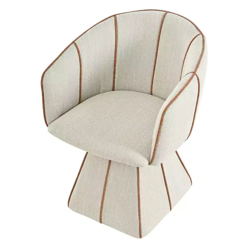 Christopher Knight Home Laleh Chaises de salle à manger pivotantes modernes en métal et bois avec dossier baquet (lot de 2)