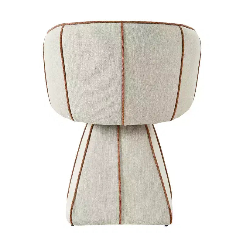 Christopher Knight Home Laleh Chaises de salle à manger pivotantes modernes en métal et bois avec dossier baquet (lot de 2)