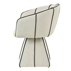 Christopher Knight Home Laleh Chaises de salle à manger pivotantes modernes en métal et bois avec dossier baquet (lot de 2)