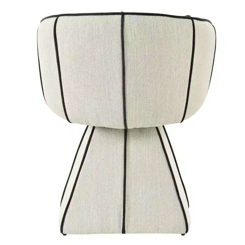 Christopher Knight Home Laleh Chaises de salle à manger pivotantes modernes en métal et bois avec dossier baquet (lot de 2)