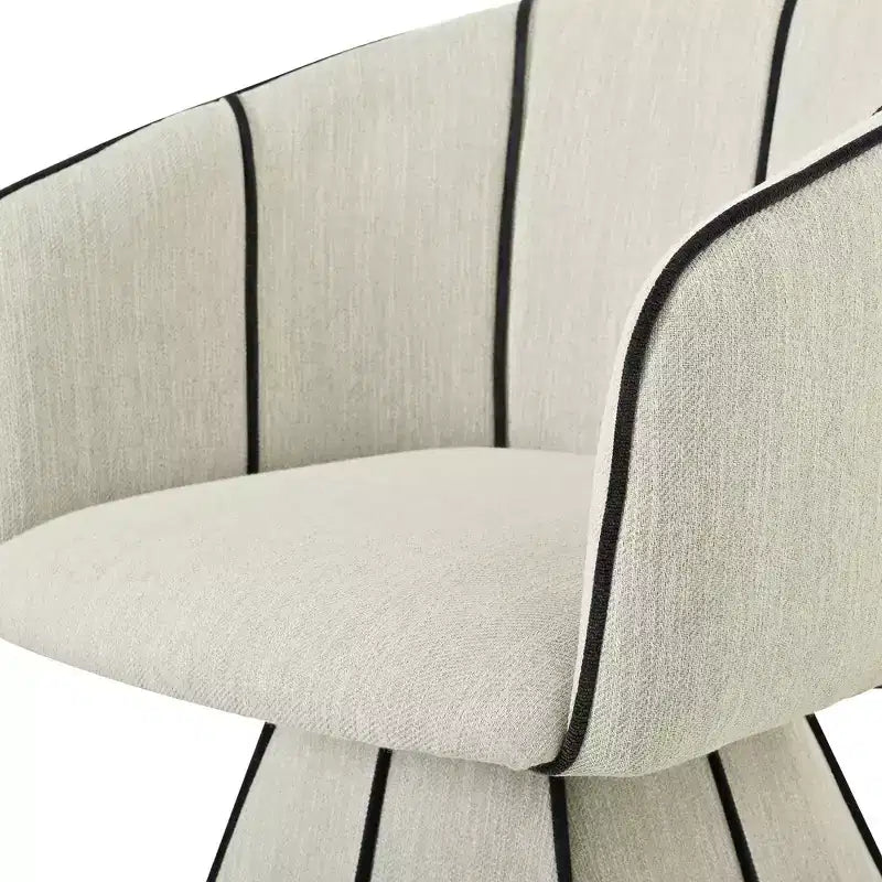 Christopher Knight Home Laleh Chaises de salle à manger pivotantes modernes en métal et bois avec dossier baquet (lot de 2)