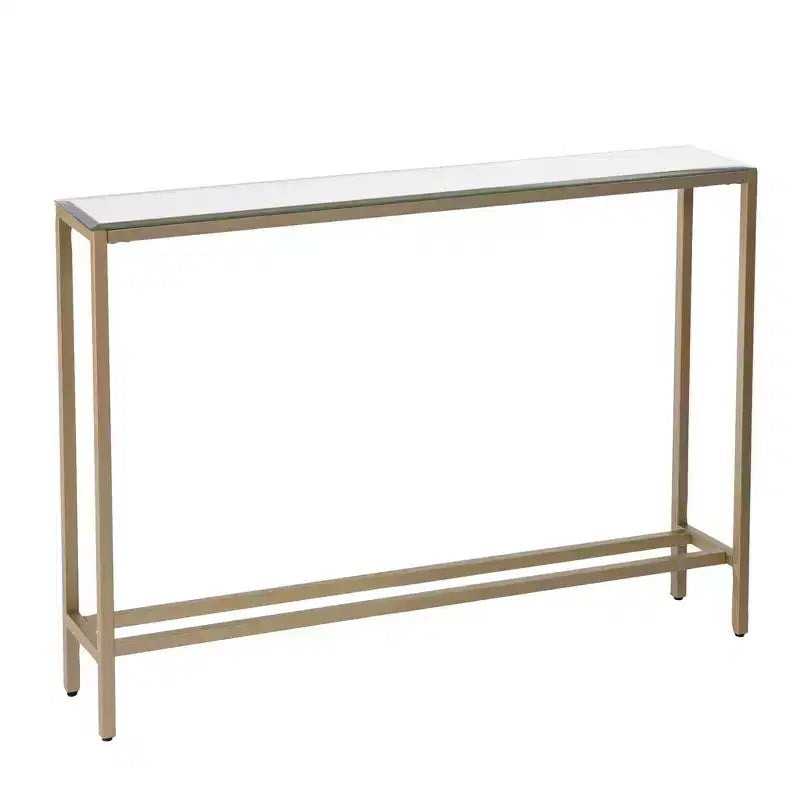 Console miroir HomeRoots de 36 po, argent et or