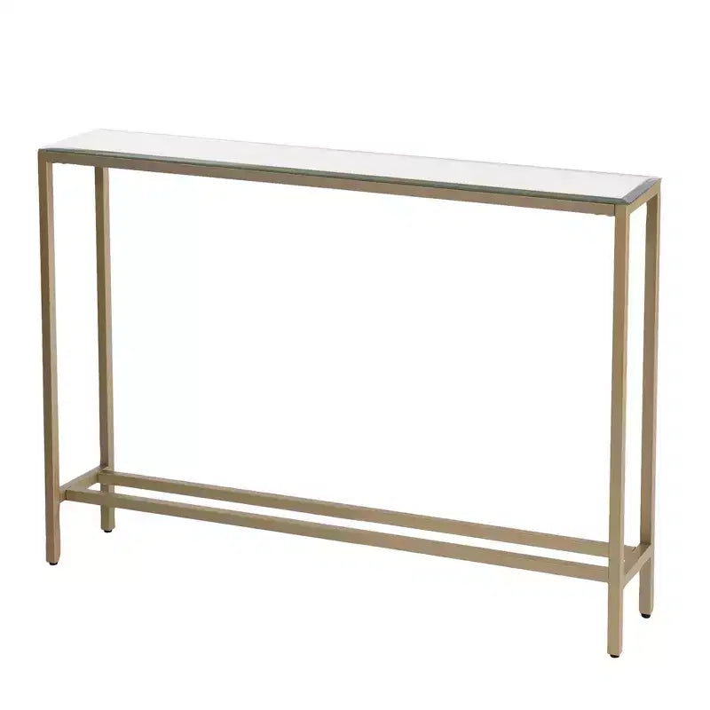 Console miroir HomeRoots de 36 po, argent et or