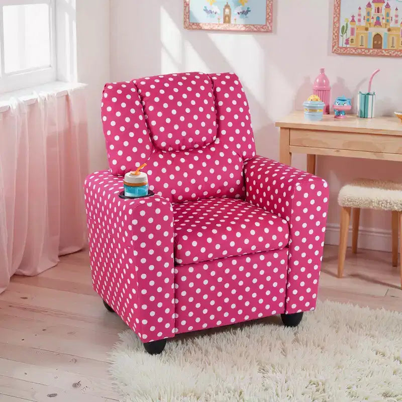 Fauteuil inclinable pour enfants Costway avec porte-gobelet, dossier et repose-pieds réglables pour garçons et filles Rose+Blanc/Multicolore/Zèbre/Camouflage/Marron/Gris/Rose