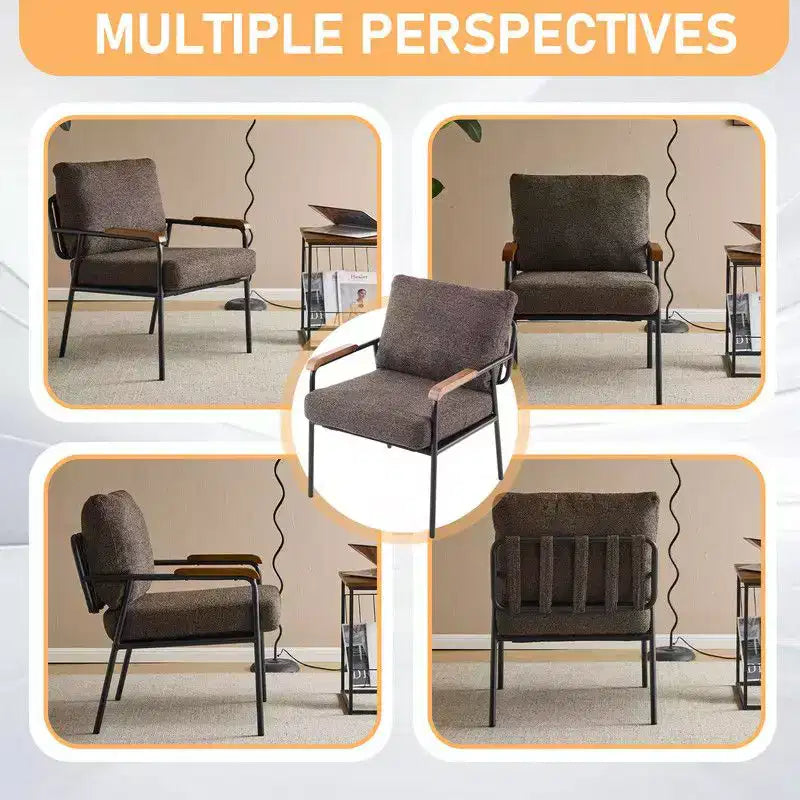Karl Home 2 fauteuils d'appoint modernes pour le salon
