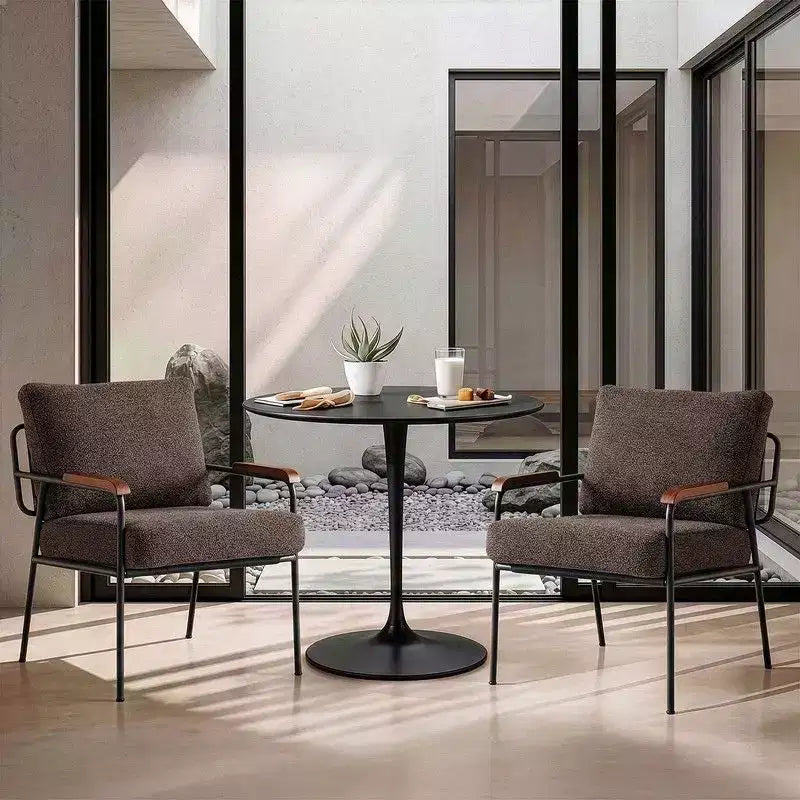 Karl Home 2 fauteuils d'appoint modernes pour le salon