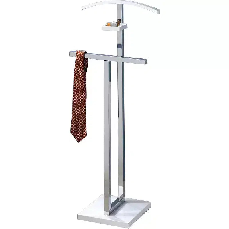 Kings Brand Furniture - Valet de Nuit en Métal et Bois Vaccaro, Portant à Vêtements