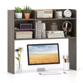 Costway 3-Tier Desktop Bookshelf w/ 6 Shelves Desk Organizer for Computer Desk