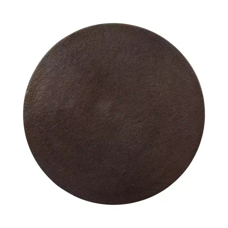 Table d'appoint ronde en métal Kate et Laurel Henshall, Bronze, 12x12x24