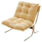 Fauteuil d'appoint rembourré GDFStudio Joshua moderne surdimensionné avec cadre en métal