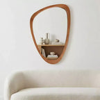 Miroir mural moderne de forme irrégulière 24 x 36, Miroir décoratif pour la maison, la salle de bain, la chambre à coucher - Panipeachy