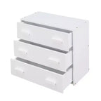 Cadre de lit mezzanine simple en bois Luxystar avec 3 tiroirs et une étagère