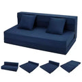 Folding Sofa Bed, Foldable Couch Bed with Pillow, Convertible Sleeper Chair Folding Sofa Mattress, Futon Floor Couch with Memory Foam Washable Cover