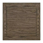 ROME + OAK Tate Table d'appoint de ferme en bois avec étagère, marron et crème, lot de 2