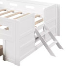 Lit plateforme en bois Martin GDFStudio avec garde-corps et tiroir