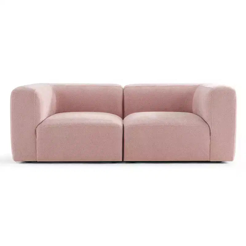 Canapé de salon moderne 2 places, canapé Bouclé Cloud avec assise profonde, canapé compact pour petits espaces de vie - Panipeachy