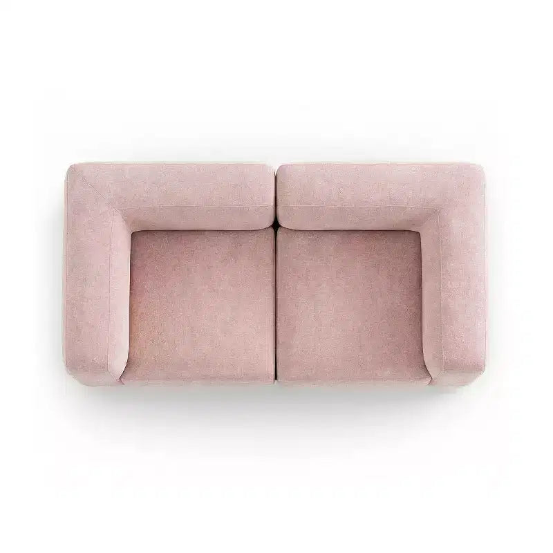 Canapé de salon moderne 2 places, canapé Bouclé Cloud avec assise profonde, canapé compact pour petits espaces de vie - Panipeachy