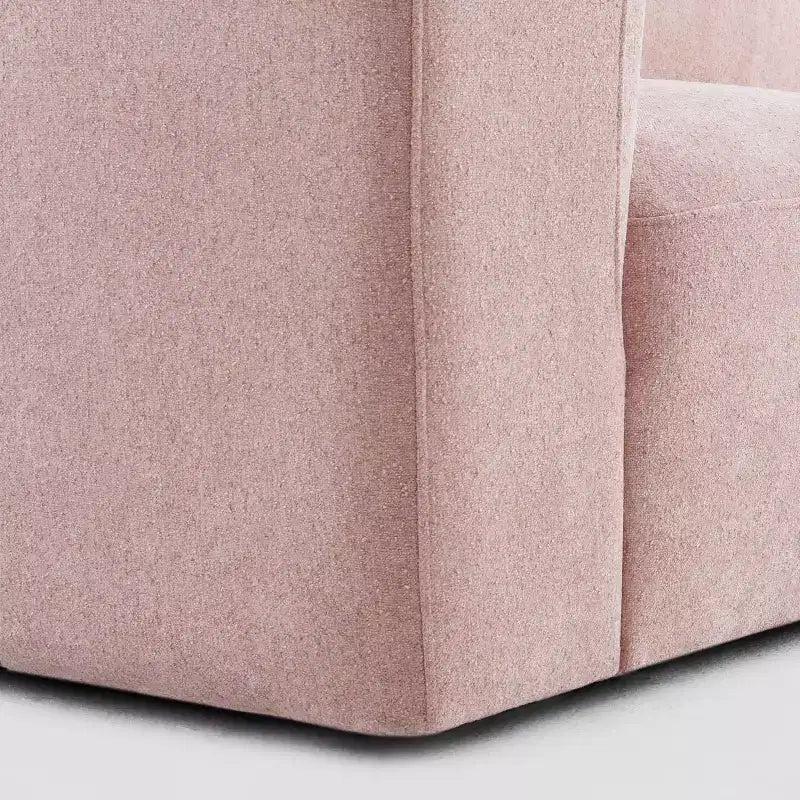 Canapé de salon moderne 2 places, canapé Bouclé Cloud avec assise profonde, canapé compact pour petits espaces de vie - Panipeachy
