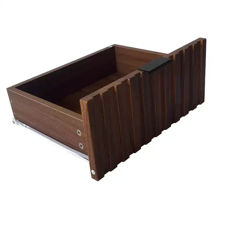 Table de chevet en bois élégante et fonctionnelle à 2 tiroirs pour chambre à coucher ou salon