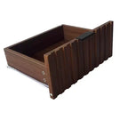 Table de chevet en bois élégante et fonctionnelle à 2 tiroirs pour chambre à coucher ou salon