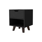 Carthage Table de Chevet 1 Tiroir Élégante et Fonctionnelle pour Chambre à Coucher ou Salon
