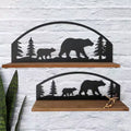 The Lakeside Collection Rustic Cabin Lodge Style Wall Shelves Set of 2 -
