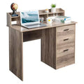Karlhome 43in Computer Desk with 3 Drawers