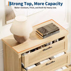 Commode à 4 tiroirs cannelés pour salon ou chambre, commode haute de 90 cm pour dressing, 4 tiroirs cannelés avec poignée en métal, armoire de rangement pour vêtements