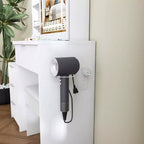 GDFStudio Wafa Coiffeuse moderne en bois avec lumière LED réglable, miroir et 1 chaise de coiffeuse