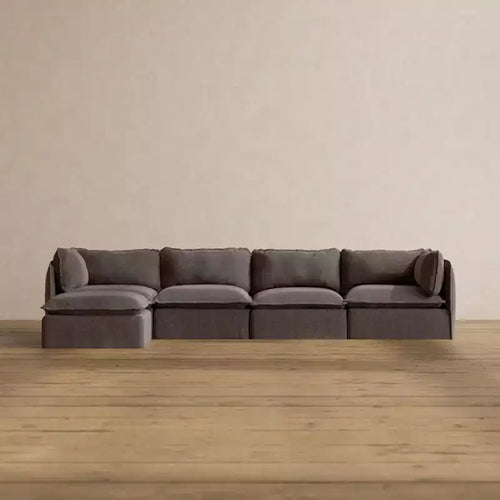 Anabei Modular Washable 4-Seater Sofa Sectional | Memorix+ Seat & Contour Pillow