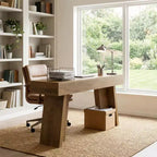 JVNOXK Table d'appoint extra longue de style campagnard à 2 niveaux, table d'appoint rustique pour salon, entrée