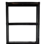 Juggernaut Storage 70 Étagère de rangement utilitaire en plastique à 5 niveaux pour garage, abri de jardin ou serre, capacité maximale de 158 kg, noir
