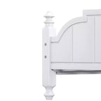 Cadre de lit Luxystar avec tête de lit festonnée pour chambre à coucher