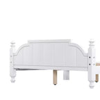 Cadre de lit Luxystar avec tête de lit festonnée pour chambre à coucher