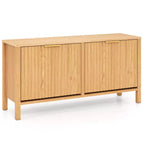 Banc de rangement à chaussures étroit Costway en bois avec 2 tiroirs basculants pour entrée