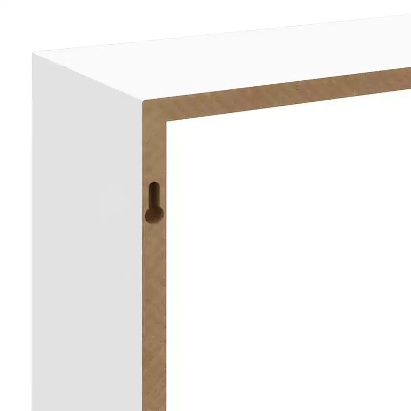 vidaXL Set de 3 étagères murales cubiques MDF blanc Petite étagère murale cubique