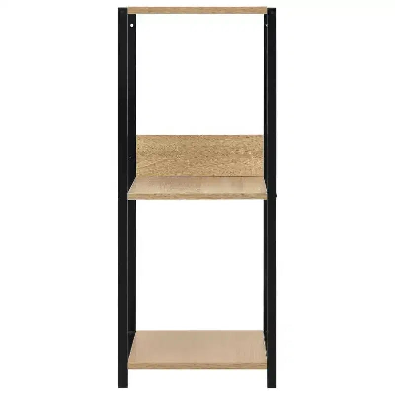 vidaXL Étagère à livres Noire Bois d'ingénierie Petite bibliothèque Rectangulaire