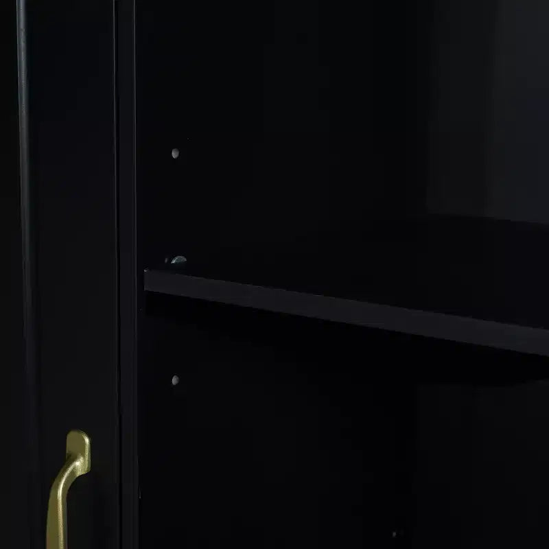 Armoire de rangement haute de salle de bain autoportante de 68 po avec 2 paniers à linge inclinables, étagères réglables, armoire à porte à fermeture en douceur - ModernLuxe