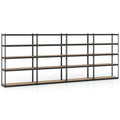 Gymax 4PCS 5-Tier Garage Shelving Unit 2200 LBS Heavy Duty Metal Storage Shelves