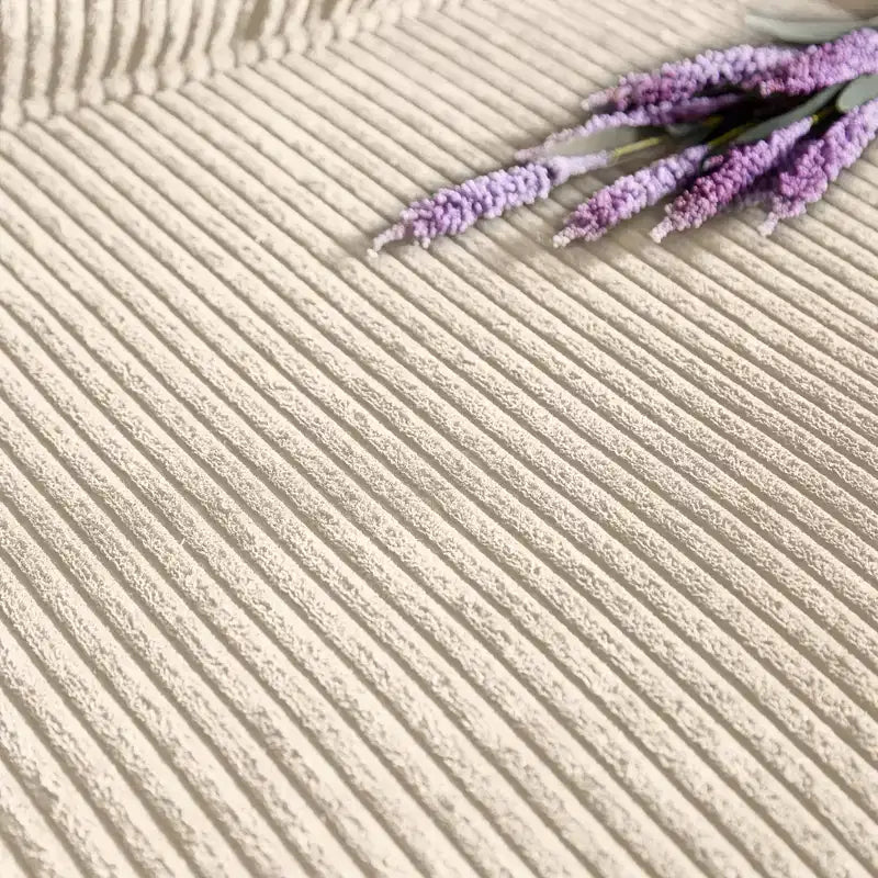 Canapé en velours côtelé Everly 84 de GDFStudio avec porte-gobelets intégrés