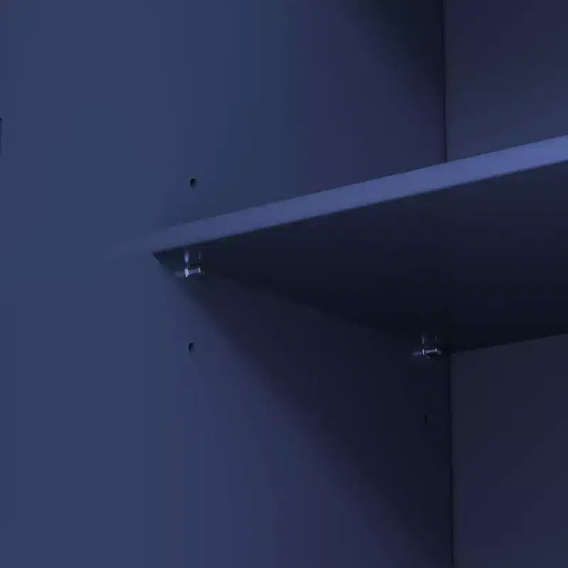 Étagères de porte de garde-manger de cuisine de ferme, armoire de rangement haute autonome avec 3 étagères réglables et 3 tiroirs pour salle à manger