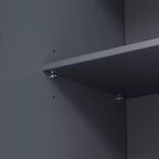 Étagères de porte de garde-manger de cuisine de ferme, armoire de rangement haute autonome avec 3 étagères réglables et 3 tiroirs pour salle à manger