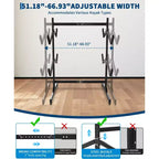 Support de rangement autoportant robuste pour kayak, support en acier réglable, roues mobiles, sangles de suspension, support multi-kayaks type S